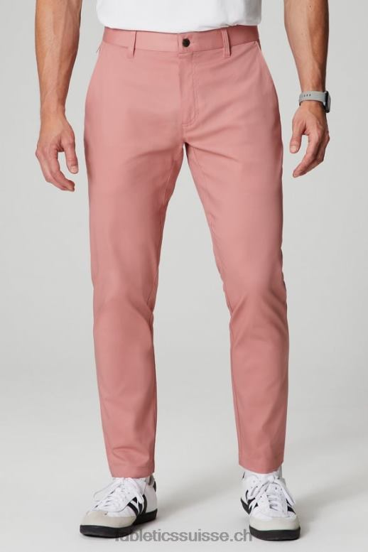 Hommes le chino high side (coupe slim) B0B6R3055 ardoise rose Fabletics