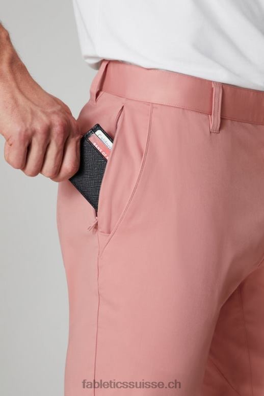 Hommes le chino high side (coupe slim) B0B6R3055 ardoise rose Fabletics