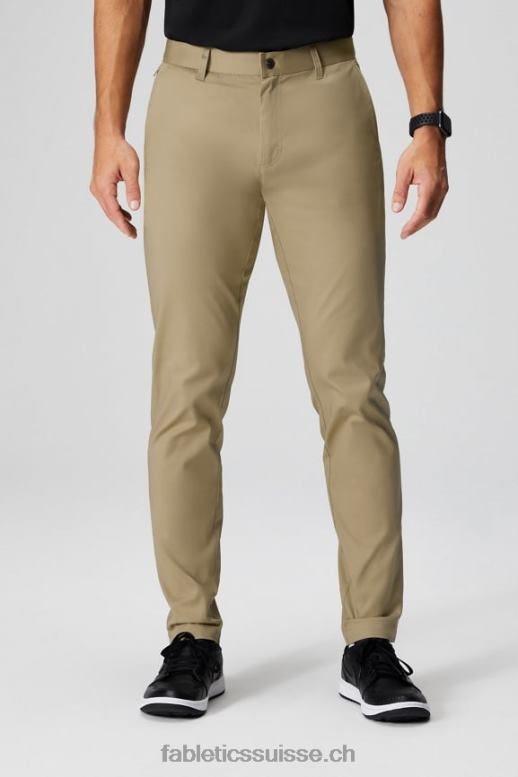 Hommes le chino high side (coupe slim) B0B6R3056 sergé Fabletics