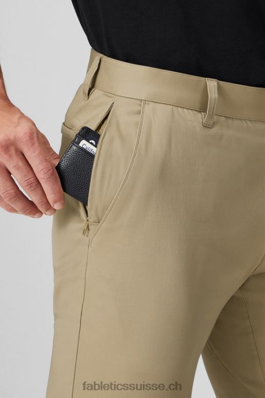 Hommes le chino high side (coupe slim) B0B6R3056 sergé Fabletics