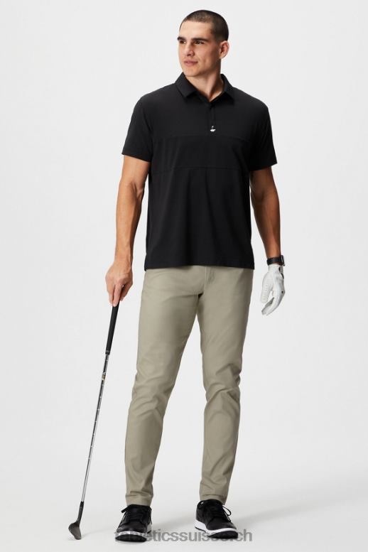Hommes le chino high side (coupe slim) B0B6R3057 taupe frais Fabletics