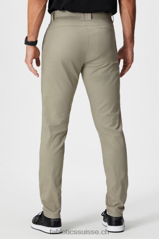Hommes le chino high side (coupe slim) B0B6R3057 taupe frais Fabletics