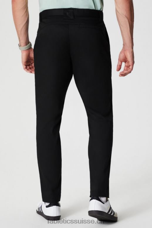 Hommes le chino high side (coupe slim) B0B6R3059 noir Fabletics