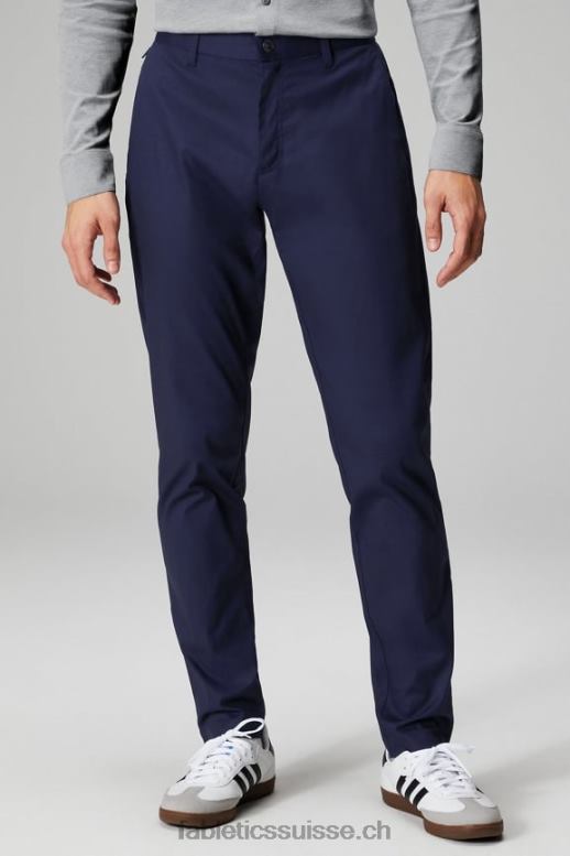 Hommes le chino high side (coupe slim) B0B6R3060 marine classique Fabletics