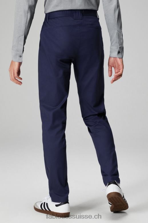 Hommes le chino high side (coupe slim) B0B6R3060 marine classique Fabletics