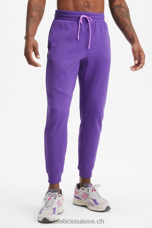 Hommes le jogger incontournable B0B6R3094 suif violet Fabletics