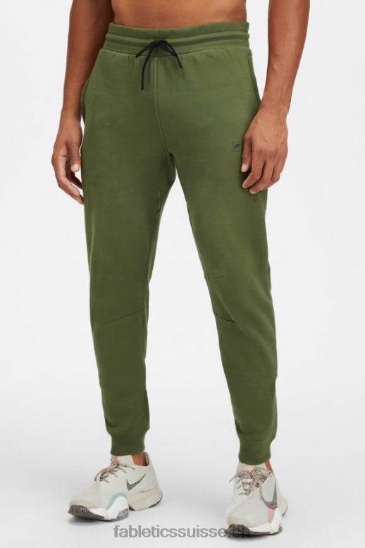 Hommes le jogger incontournable B0B6R3098 mousse noire Fabletics