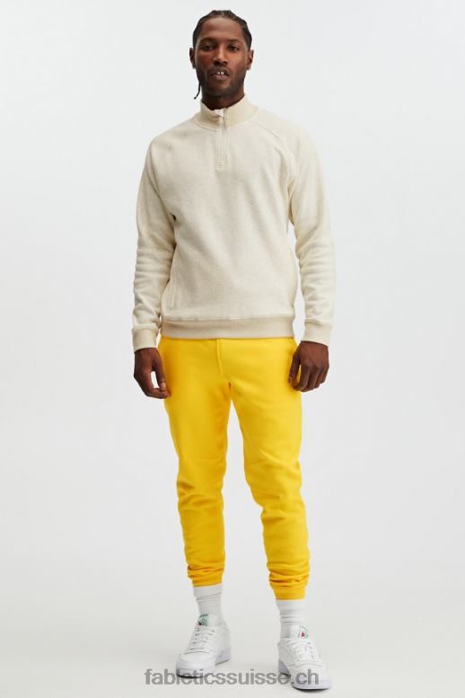 Hommes le jogger incontournable B0B6R3104 jaune vintage Fabletics
