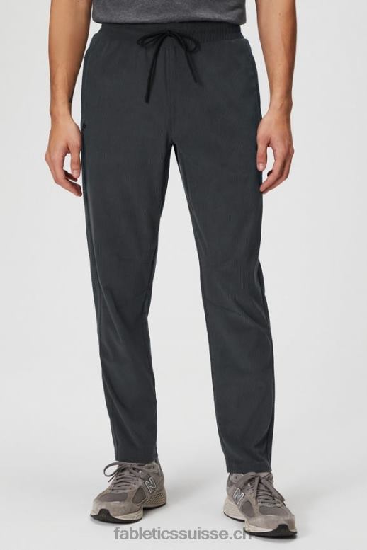 Hommes le pantalon club cord B0B6R3087 onyx Fabletics