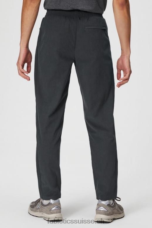 Hommes le pantalon club cord B0B6R3087 onyx Fabletics