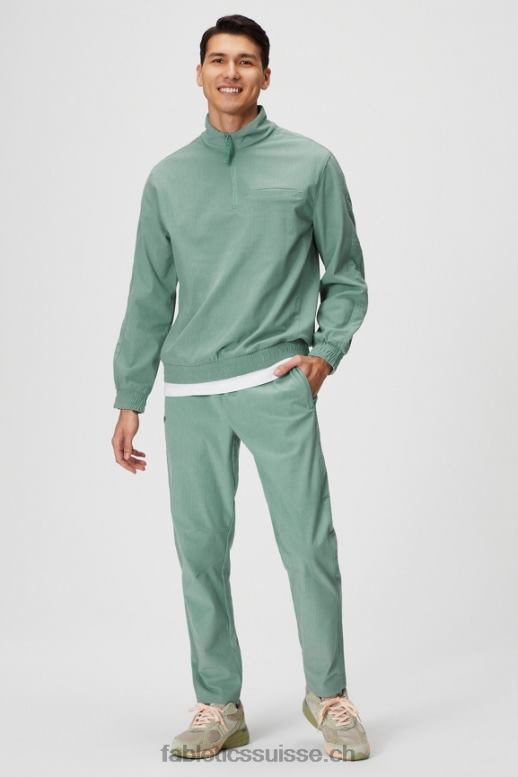 Hommes le pantalon club cord B0B6R3089 thym gris Fabletics