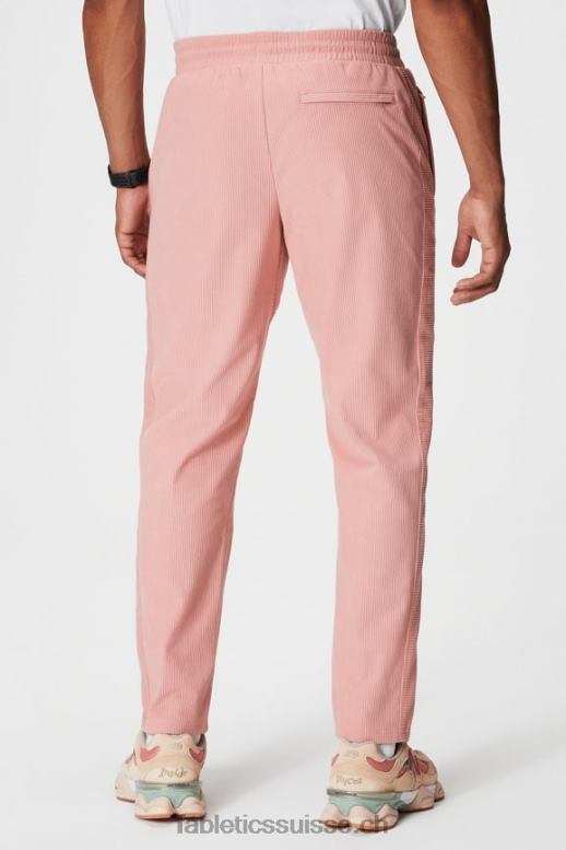 Hommes le pantalon club cord B0B6R3090 ardoise rose Fabletics