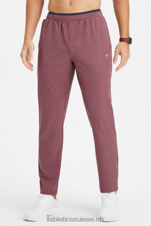 Hommes le pantalon fondamental B0B6R3073 fumée rouge Fabletics