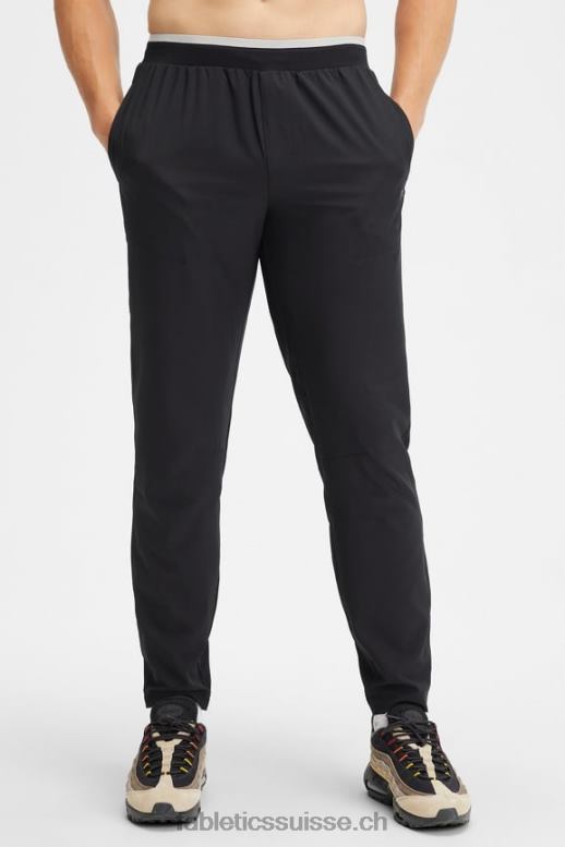 Hommes le pantalon fondamental B0B6R3074 noir Fabletics