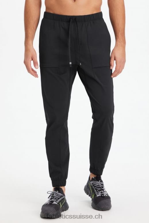 Hommes le seul joggeur B0B6R3052 noir Fabletics
