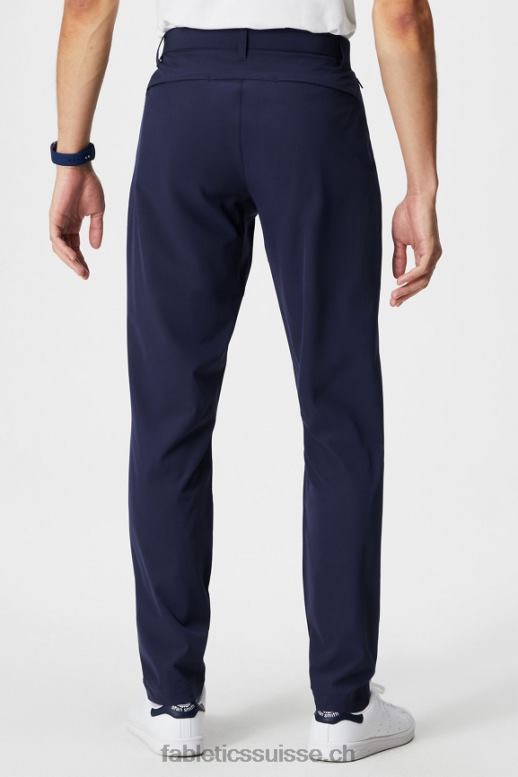 Hommes le seul pantalon (coupe classique) B0B6R3037 bleu marine profond Fabletics