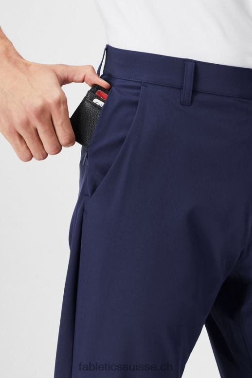 Hommes le seul pantalon (coupe classique) B0B6R3037 bleu marine profond Fabletics