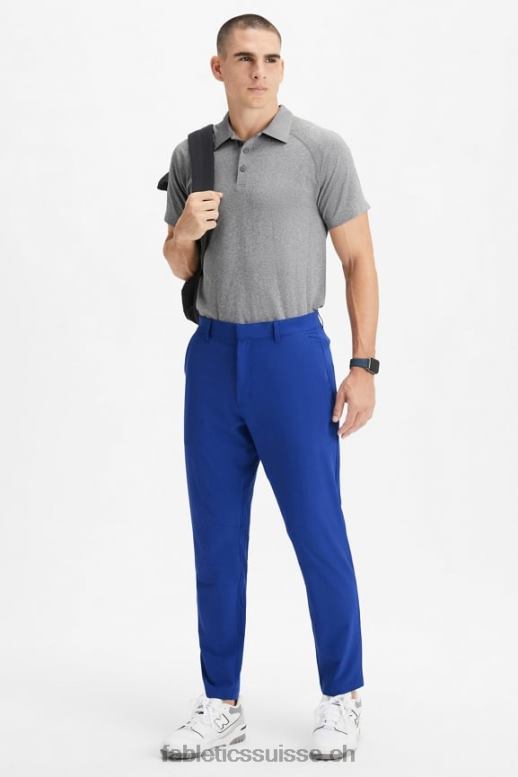 Hommes le seul pantalon (coupe classique) B0B6R3039 bleu français Fabletics