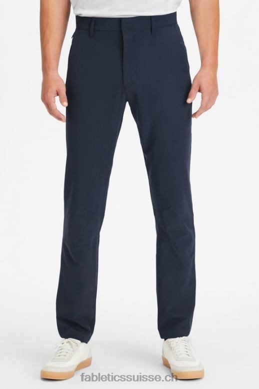 Hommes le seul pantalon (coupe classique) B0B6R3042 marine classique Fabletics