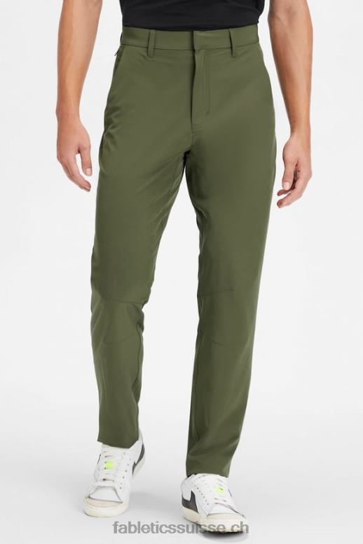 Hommes le seul pantalon (coupe classique) B0B6R3043 mousse noire Fabletics
