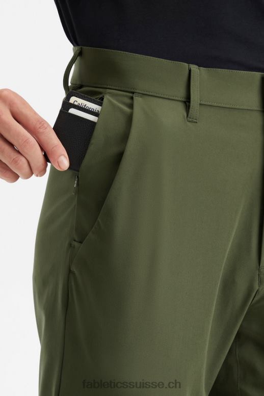Hommes le seul pantalon (coupe classique) B0B6R3043 mousse noire Fabletics