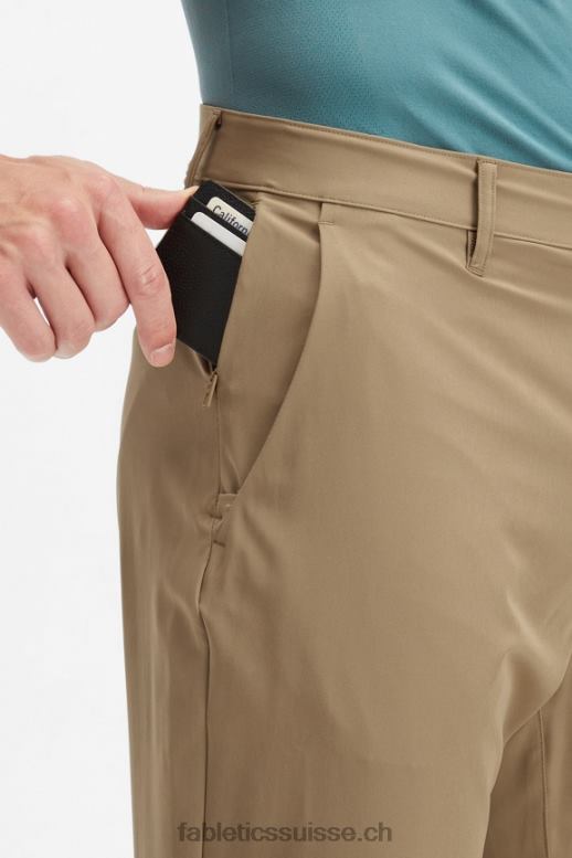 Hommes le seul pantalon (coupe classique) B0B6R3044 sergé foncé Fabletics