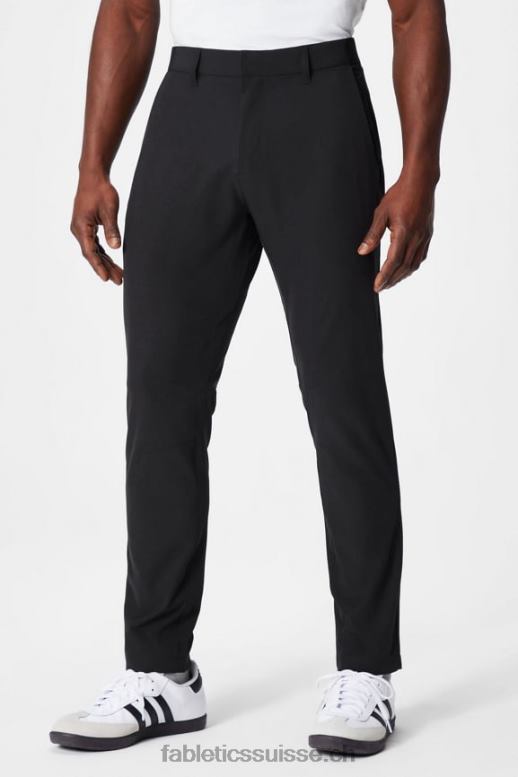 Hommes le seul pantalon (coupe slim) B0B6R3081 noir Fabletics