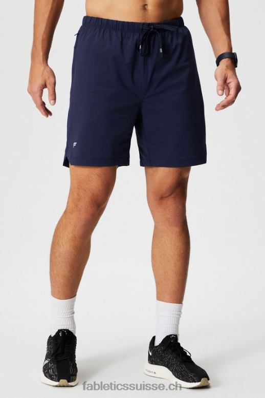 Hommes celui court (doublé) 140 B0B6R3172 bleu marine profond Fabletics
