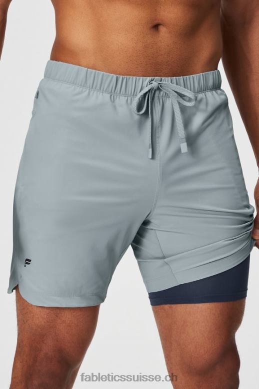 Hommes celui court (doublé) 140 B0B6R3173 gris ombre Fabletics