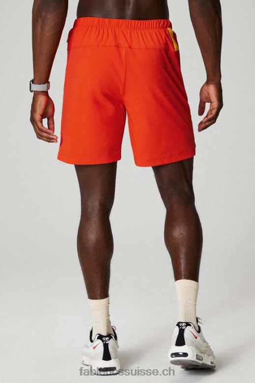 Hommes celui court (doublé) 140 B0B6R3176 tomate ancienne Fabletics