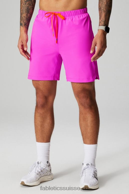 Hommes celui court (doublé) 141 B0B6R3180 évasion rose Fabletics