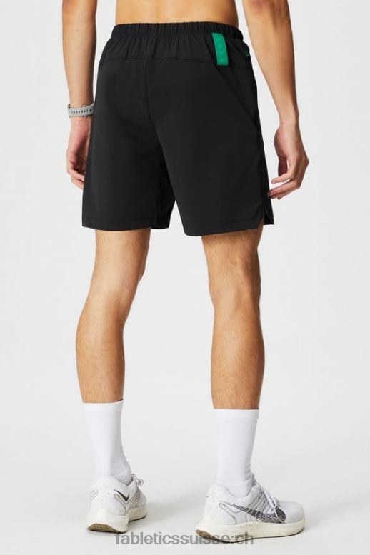 Hommes celui court (doublé) 141 B0B6R3181 noir/vert herbe Fabletics