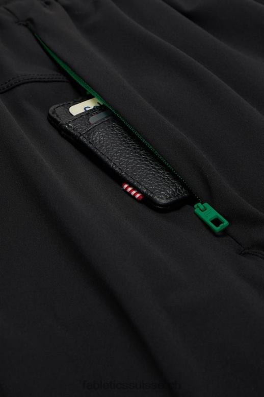 Hommes celui court (doublé) 141 B0B6R3181 noir/vert herbe Fabletics
