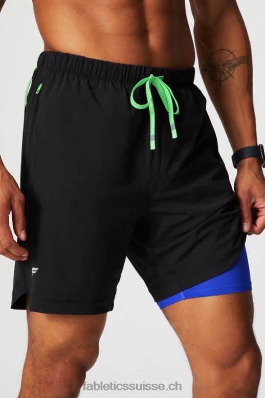 Hommes celui court (doublé) 142 B0B6R3184 pointe de tilleul sauvage Fabletics