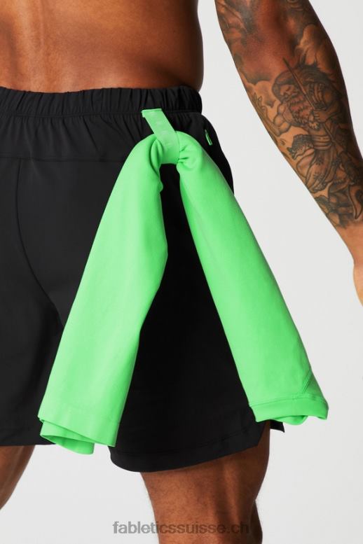 Hommes celui court (doublé) 142 B0B6R3184 pointe de tilleul sauvage Fabletics