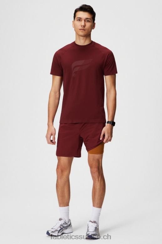 Hommes celui court (doublé) 142 B0B6R3186 rouge adrénaline Fabletics