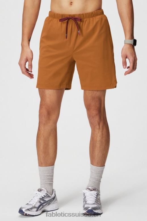 Hommes celui court (doublé) 143 B0B6R3187 rouille vintage Fabletics
