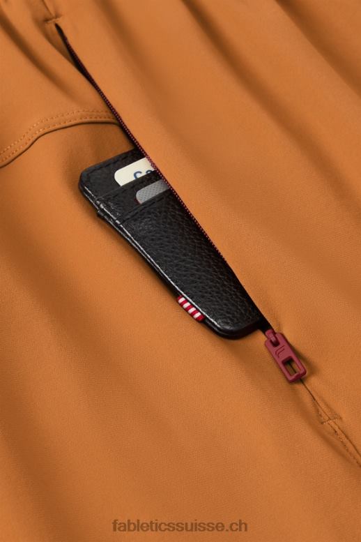 Hommes celui court (doublé) 143 B0B6R3187 rouille vintage Fabletics