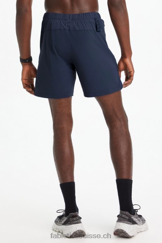 Hommes celui court (doublé) 143 B0B6R3190 marine classique Fabletics