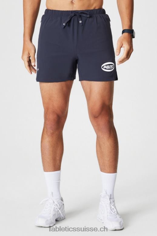 Hommes celui court (doublé) 162 B0B6R3294 ovale bleu marine classique Fabletics