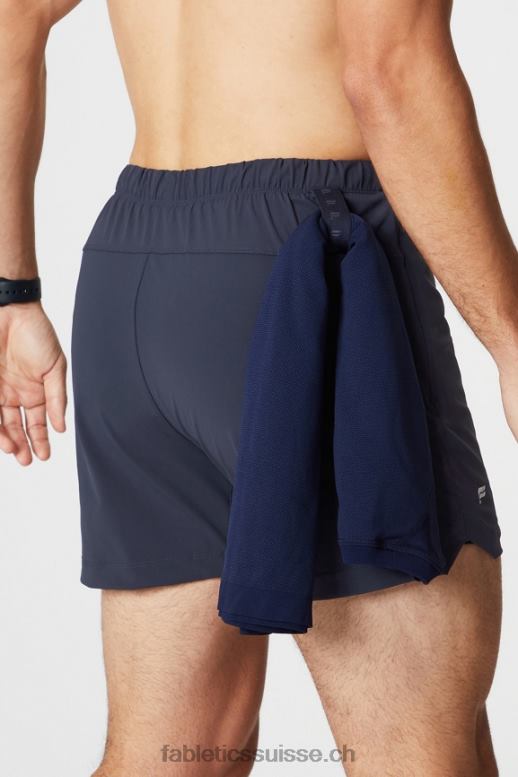 Hommes celui court (doublé) 162 B0B6R3294 ovale bleu marine classique Fabletics