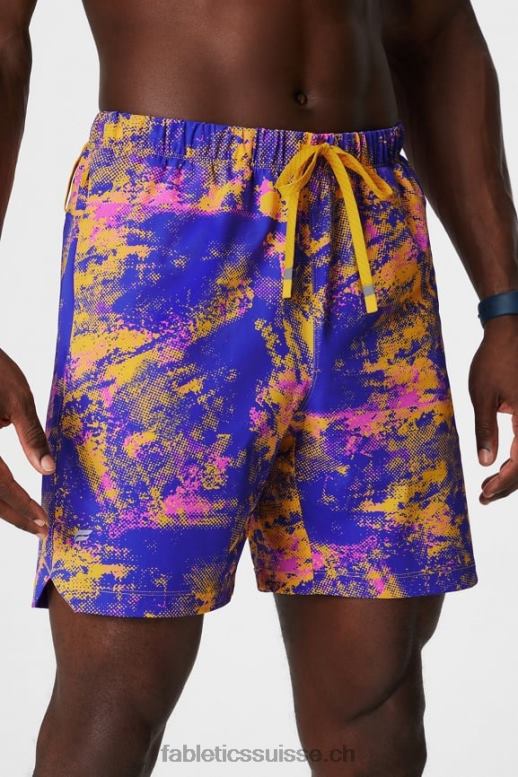 Hommes celui qui est court 151 B0B6R3229 bruit ambiant jaune coucher de soleil Fabletics