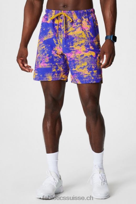 Hommes celui qui est court 151 B0B6R3229 bruit ambiant jaune coucher de soleil Fabletics