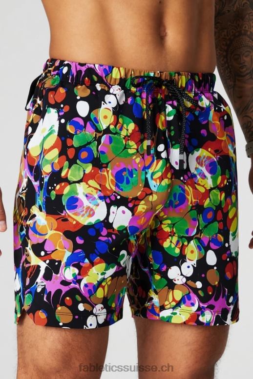 Hommes celui qui est court 151 B0B6R3231 kaléidoscopique noir Fabletics