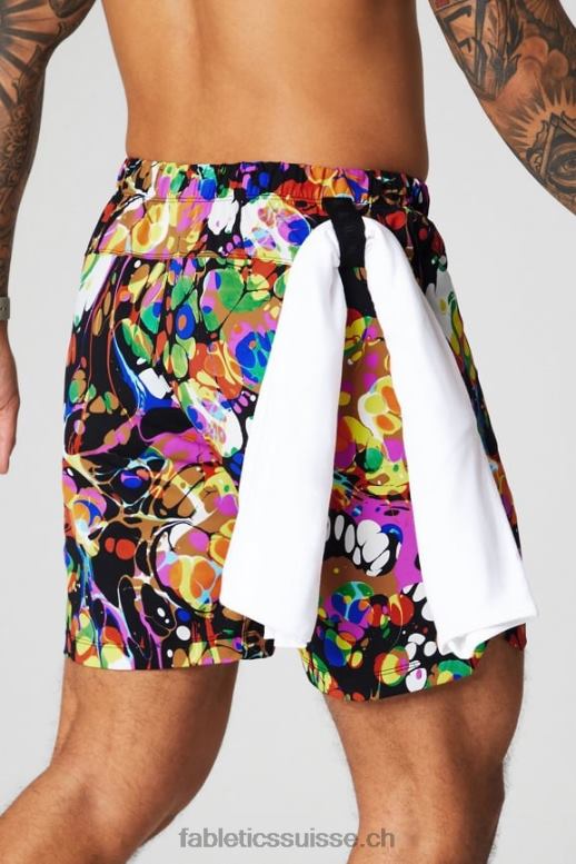 Hommes celui qui est court 151 B0B6R3231 kaléidoscopique noir Fabletics
