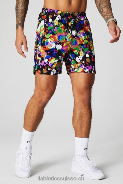 Hommes celui qui est court 151 B0B6R3231 kaléidoscopique noir Fabletics