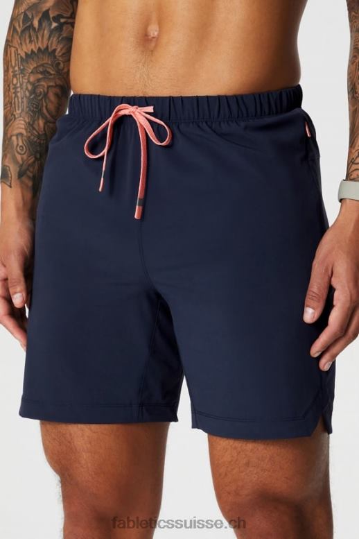 Hommes celui qui est court 152 B0B6R3233 bleu marine profond/multi spraydient Fabletics