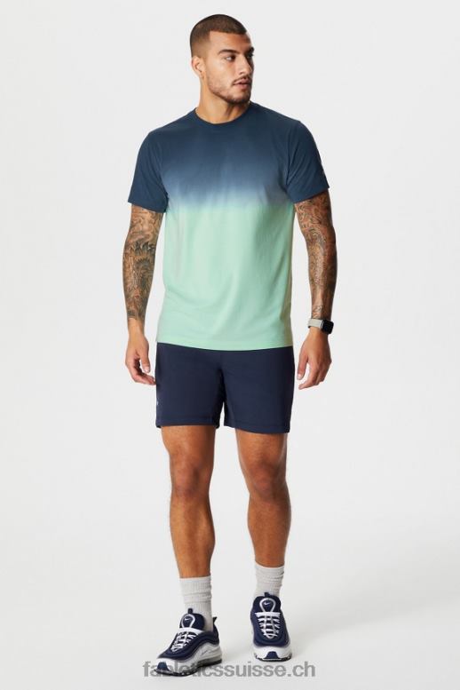 Hommes celui qui est court 152 B0B6R3233 bleu marine profond/multi spraydient Fabletics