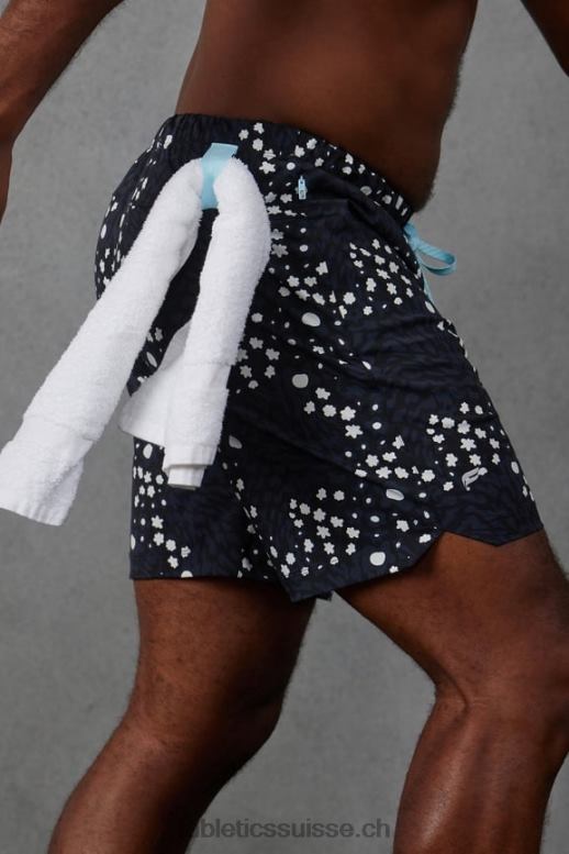 Hommes celui qui est court 154 B0B6R3242 amoureux et fleurs noir Fabletics