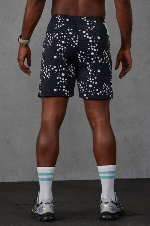 Hommes celui qui est court 154 B0B6R3242 amoureux et fleurs noir Fabletics